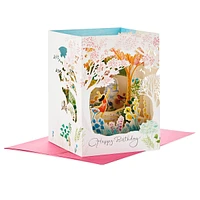 Hallmark Paper Wonder Displayable Pop Up Birthday Card for Women (Beau