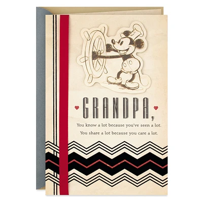 Father's Day Card for Grandpa (Mickey Mouse, World of Love and Experie