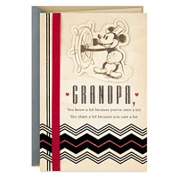 Father's Day Card for Grandpa (Mickey Mouse, World of Love and Experie