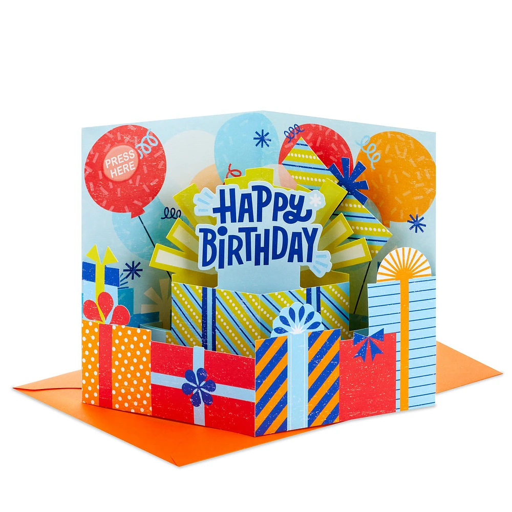 Paper Wonder Musical Pop Up Birthday Card (Birthday Presents, Plays Ha