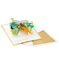 Happy Birthday Dinosaurs 3D Pop-Up Birthday Card