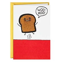 Shoebox Funny Birthday Card or Congratulations Card (Toast)