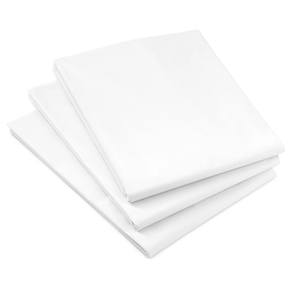 White Tissue Paper, 100 Sheets for Christmas Gift Wrap, Holiday Crafts