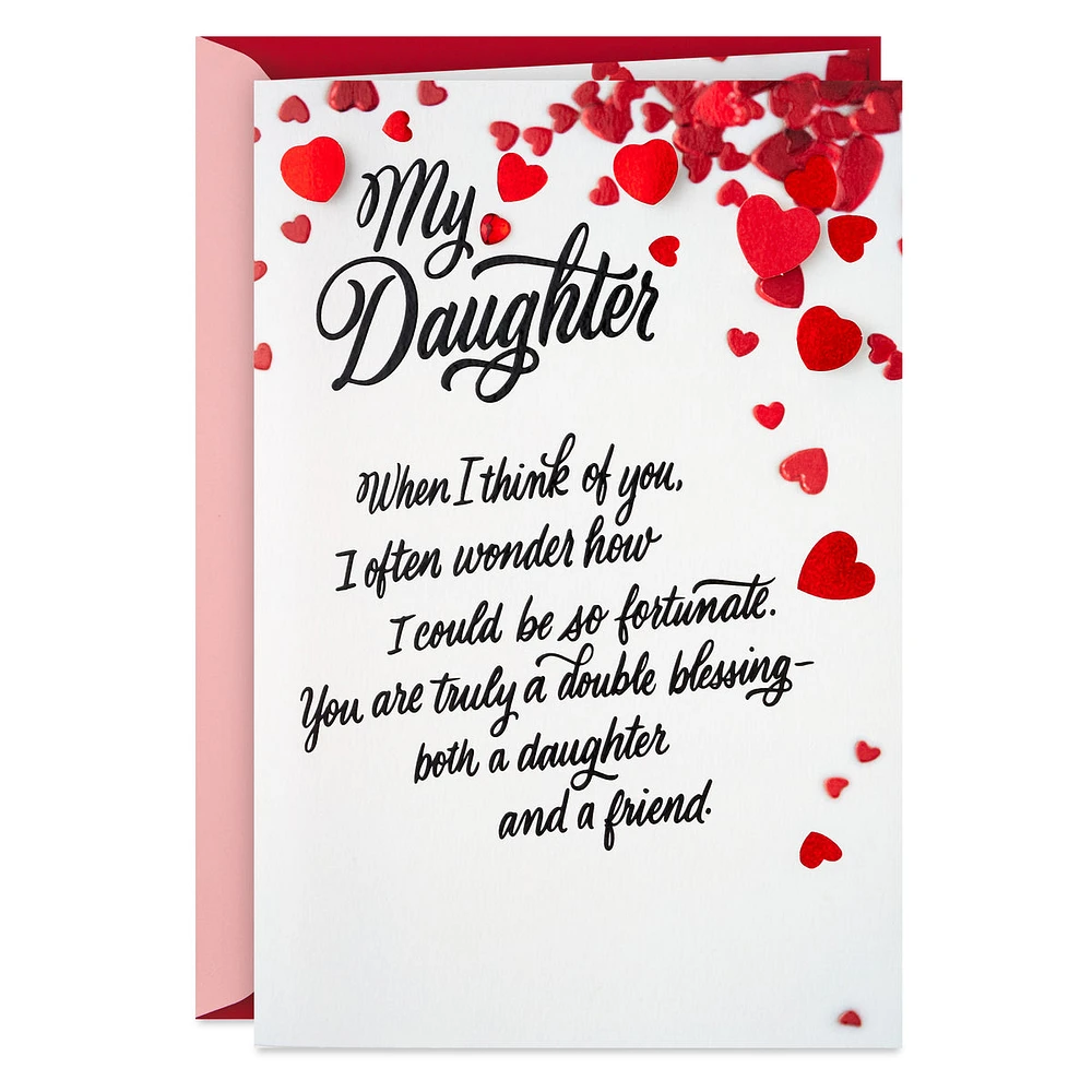 Valentines Day Card for Daughter (My Daughter and Friend)