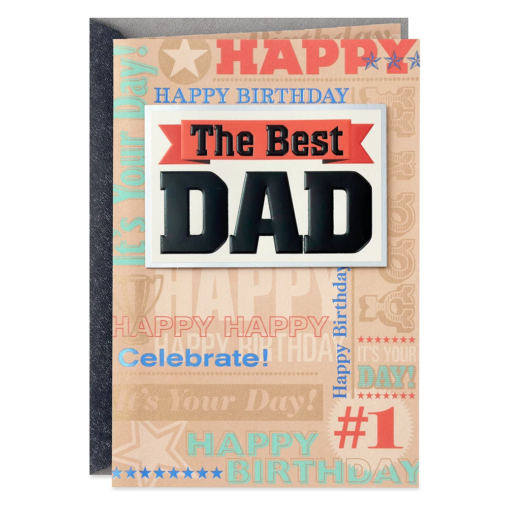 Birthday Card to Father (Best Kind of Dad)