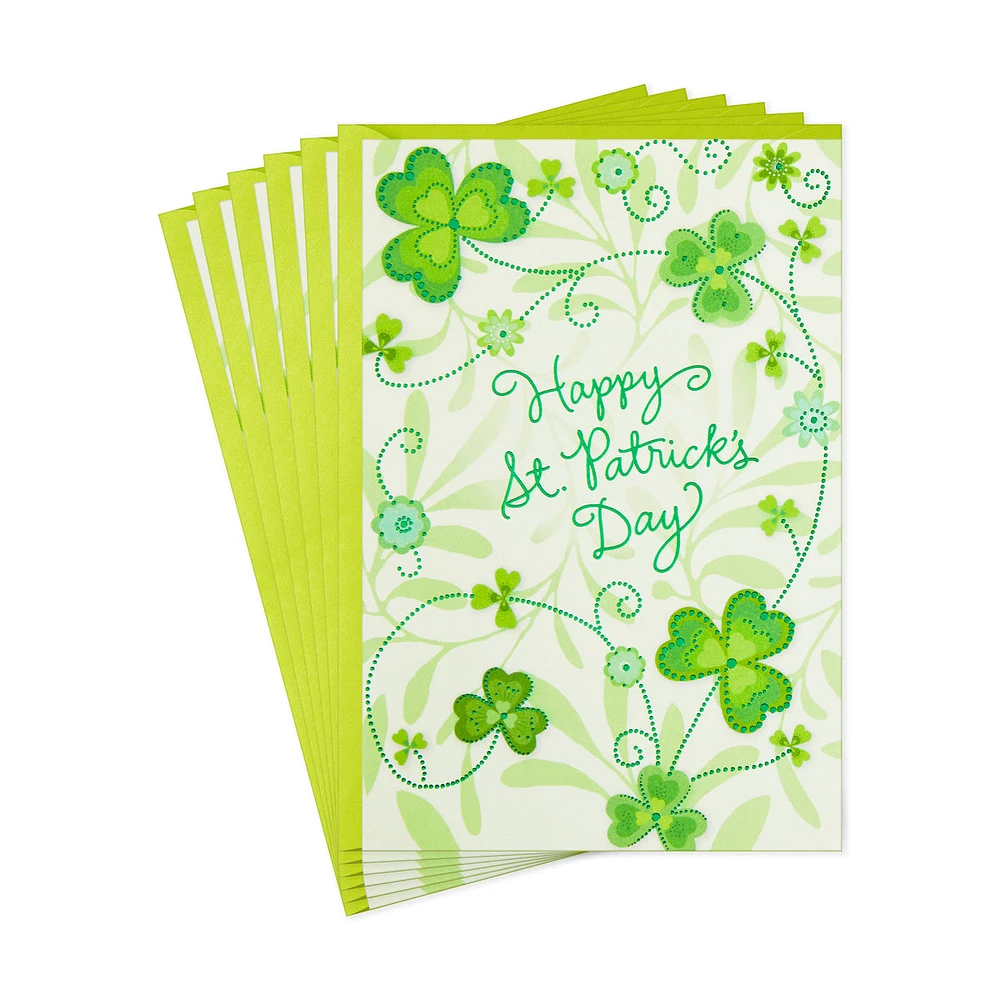 Pack of St. Patricks Day Cards, Best of Everything (6 Cards with Envel