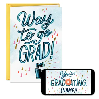 Personalized Video Graduation Card