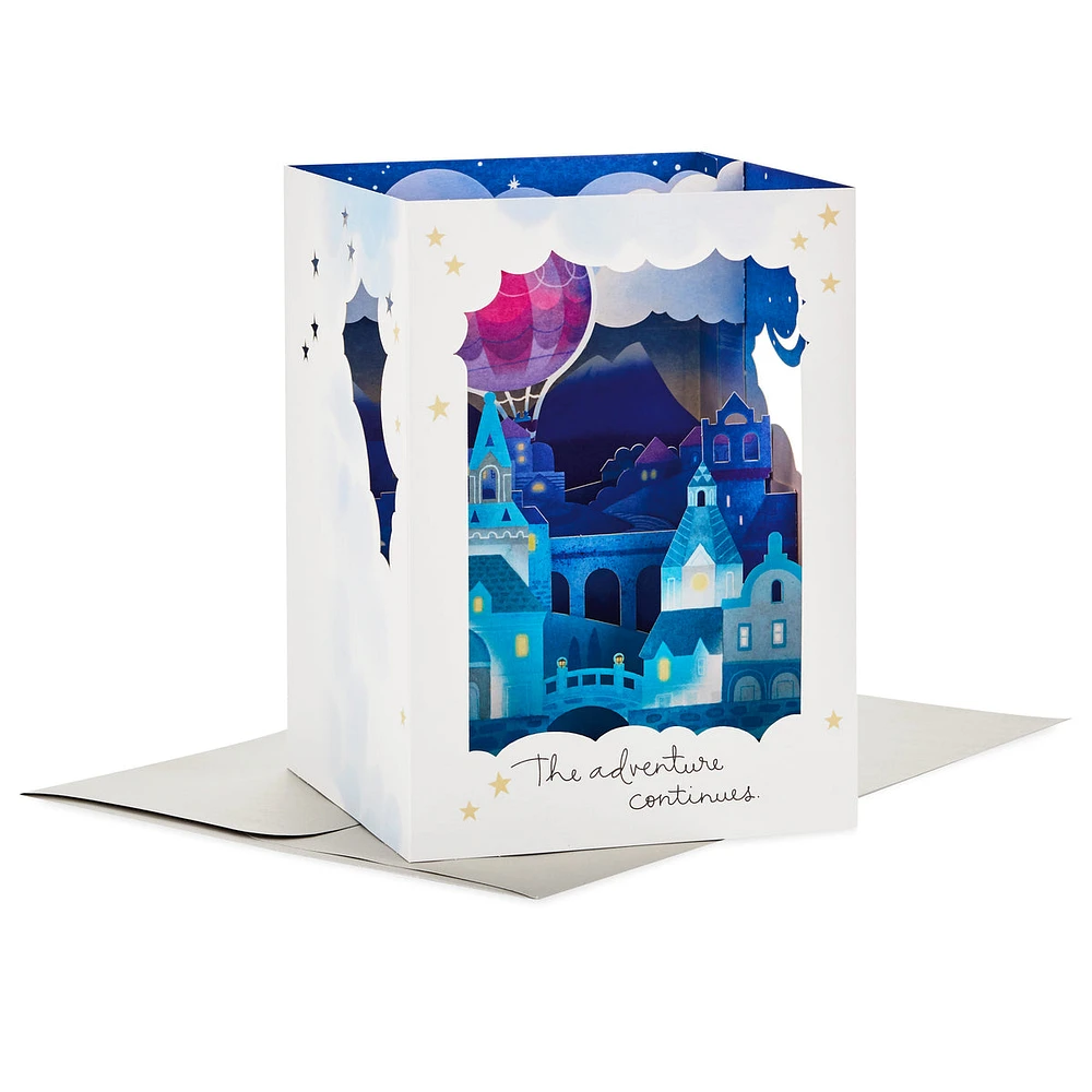 Paper Wonder Displayable Pop Up Anniversary Card (Adventure Continues)