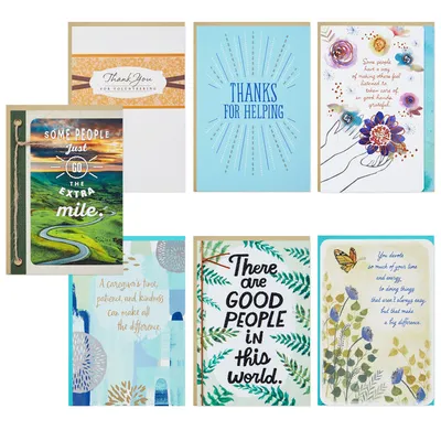 Special Connections Thank You Card Assortment for Caring Connectors (7 Cards with Envelopes)