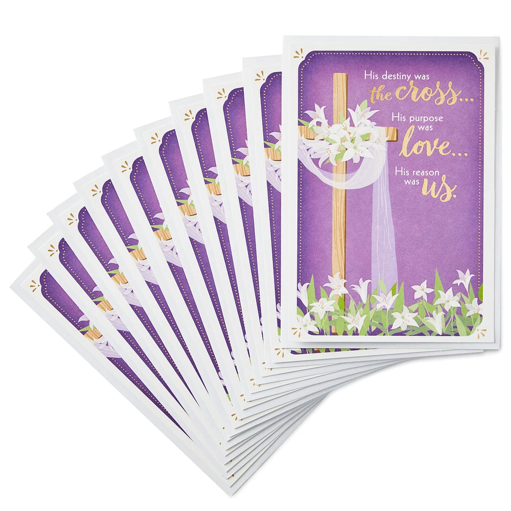 Dayspring Pack of Religious Easter Cards, Blessings at Easter (10 Card