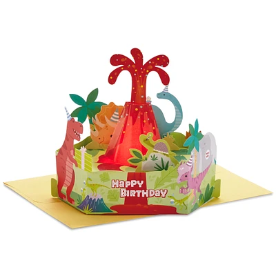 Hallmark Paper Wonder Pop Up Birthday Card for Kids with Sound (Dinosa