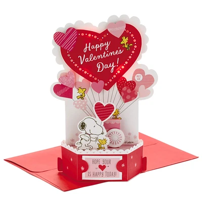 Paper Wonder Musical Peanuts Pop Up Valentines Day Card (Plays Linus a