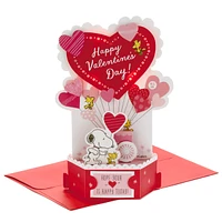 Paper Wonder Musical Peanuts Pop Up Valentines Day Card (Plays Linus a