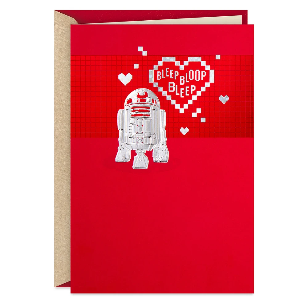 Valentine's Day Card (Star Wars R2-D2 and Hearts)