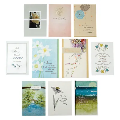 Hallmark Sympathy Cards Assortment Pack (5 Condolence Cards with Envelopes)