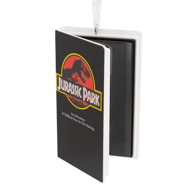 Jurassic Park Retro Video Cassette Case Christmas Ornament