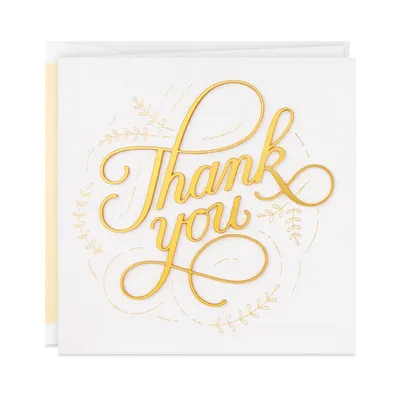 Signature Thank You Card, Thank You So Much (Nurses Day Card, Teacher Appreciation, Healthcare Worker Gift)
