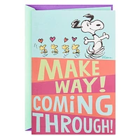 Pop Up Peanuts Birthday Card for Mom (Snoopy, Hugs and Kisses for You)
