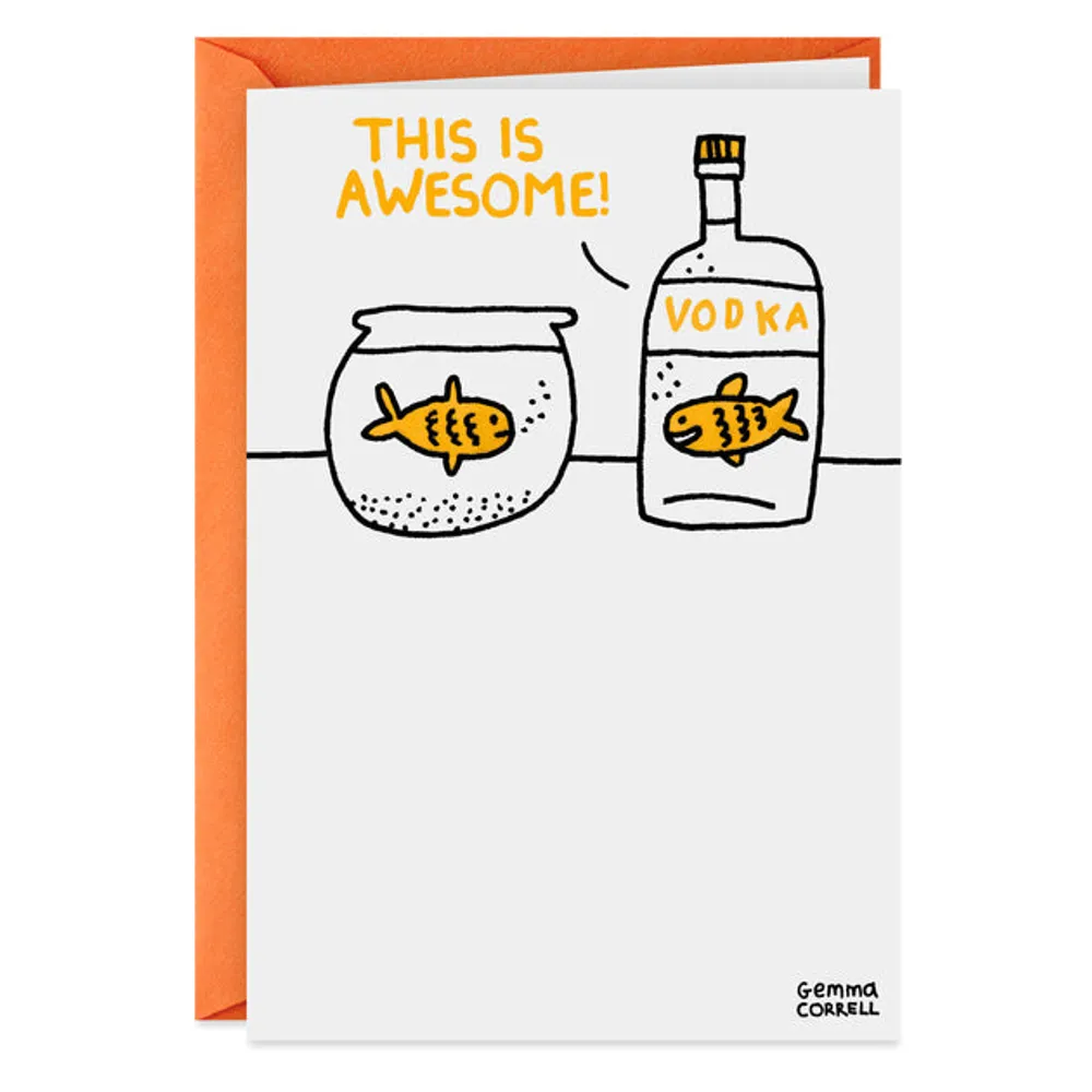 Good Spirits Funny Birthday Card