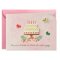 Paper Wonder Paper Craft Birthday Card (Happy Surprises)