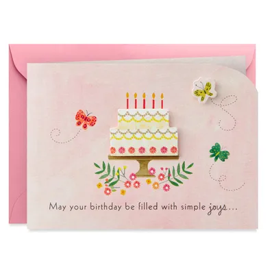 Paper Wonder Paper Craft Birthday Card (Happy Surprises)