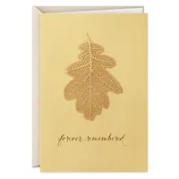 Forever Remembered and Loved Sympathy Card