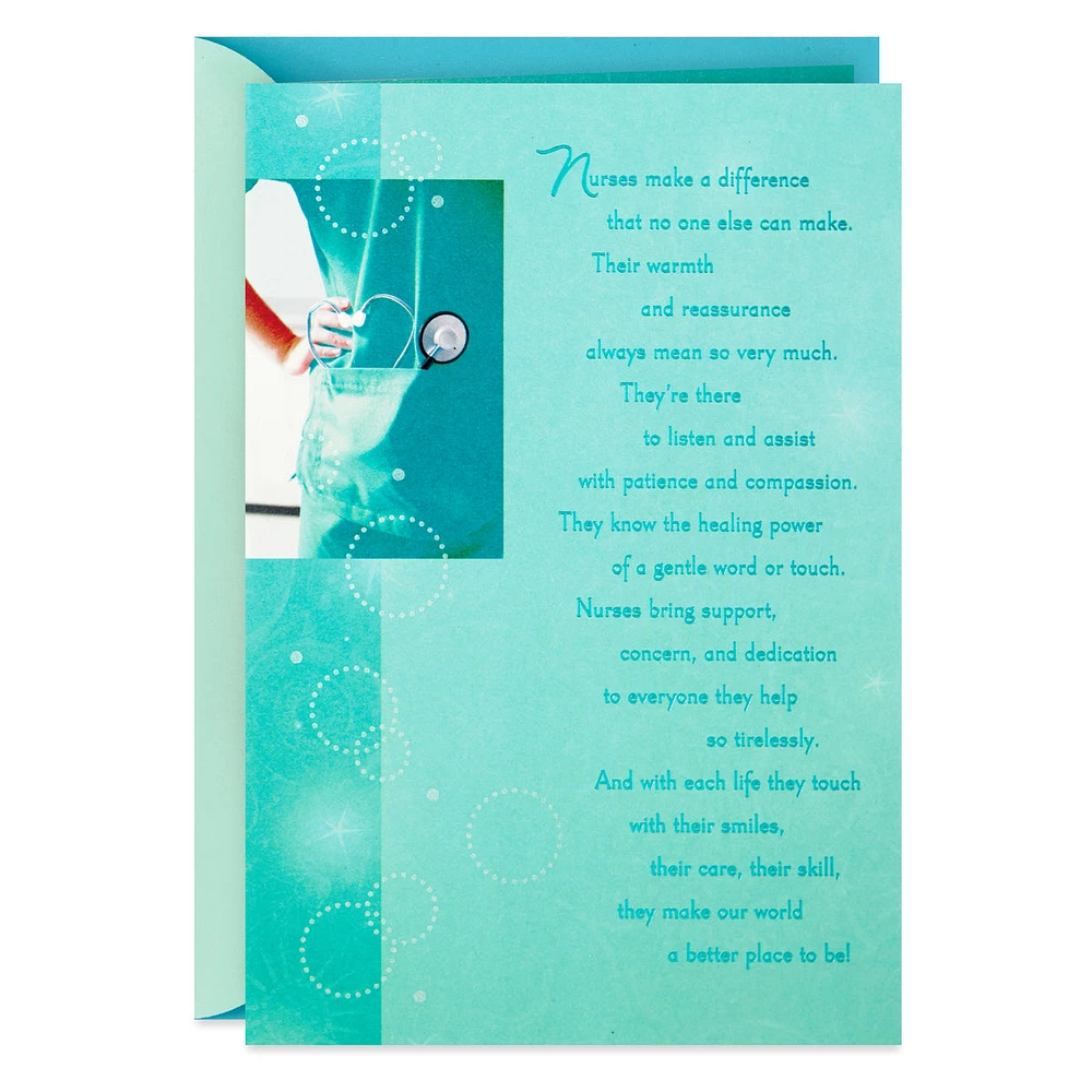 Nurse Graduation Card (Nurses Make a Difference)