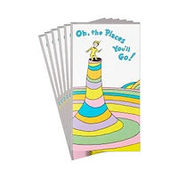 Dr. Seuss Pack of Graduation Card Money Holders or Gift Card Holders (