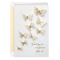 Signature Sympathy Card (Butterflies)