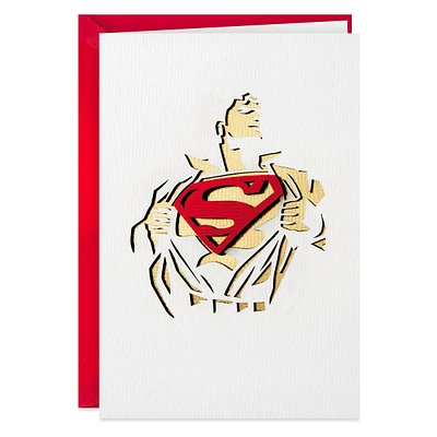 Signature Valentines Day Card for Husband (Superman)