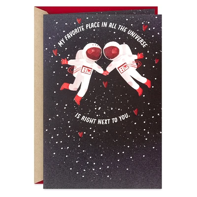 Valentines Day Card for Significant Other (Favorite Place in the Unive