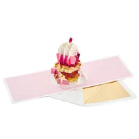 Celebrating You Cupcake 3D Pop-Up Birthday Card