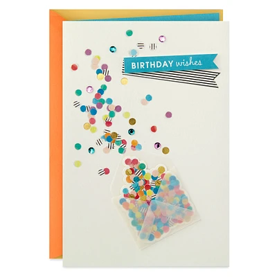 Birthday Card (Envelope with Confetti)