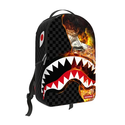 SprayGRound-SHARK FIRE CHECK DLXSV BACKPACK (B6358)