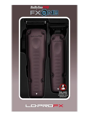 BaByliss PRO FXONE Lo-ProFX Limited Collection Purple Clipper & Trimmer Prepack