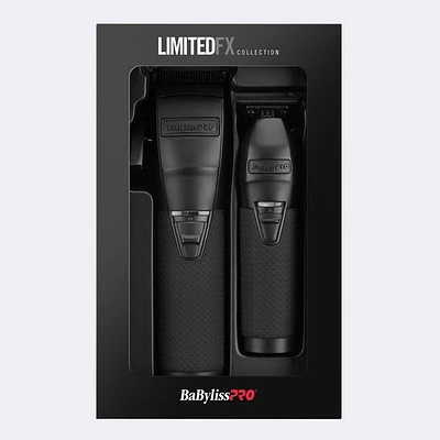 BaByliss PRO-Limited FX Collection Matte Black Metal Clipper & Trimmer Prepack