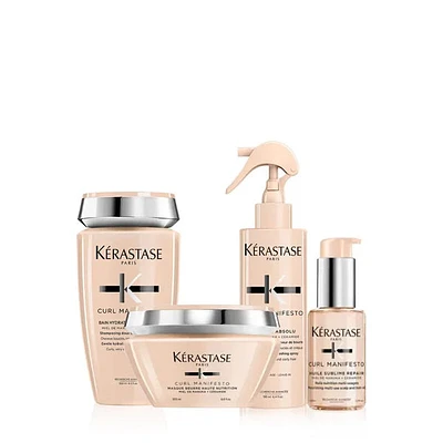 Kerastase Curl Manifesto Routine for Very Curly to Coily Hair
