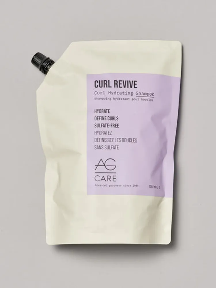 AG Hair Curl Revive Hydrating Shampoo Refill Pouch 1L