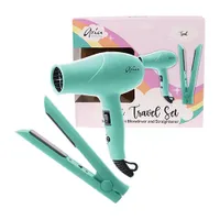 Aria Beauty Mini Blow Dryer and Straightener Travel Set