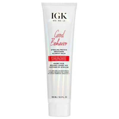 IGK GOOD BEHAVIOR Spirulina Protein Smoothing Blowout Balm 6oz