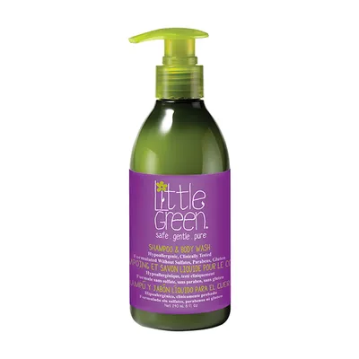 LITTLE GREEN Shampoo & Body Wash 8 oz