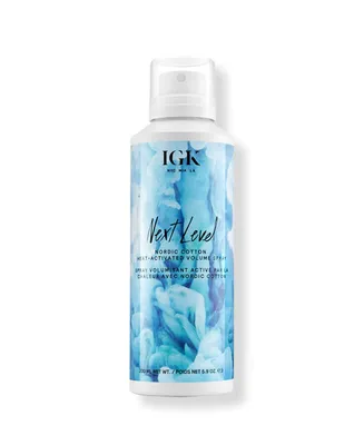 IGK NEXT LEVEL Nordic Cotton Heat-Activated Volume Spray 5.9oz