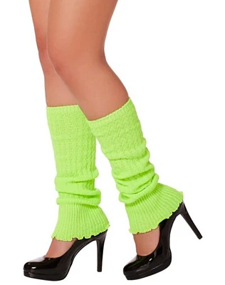 Neon Green Leg Warmers