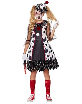 Kids Creepy Clown Costume