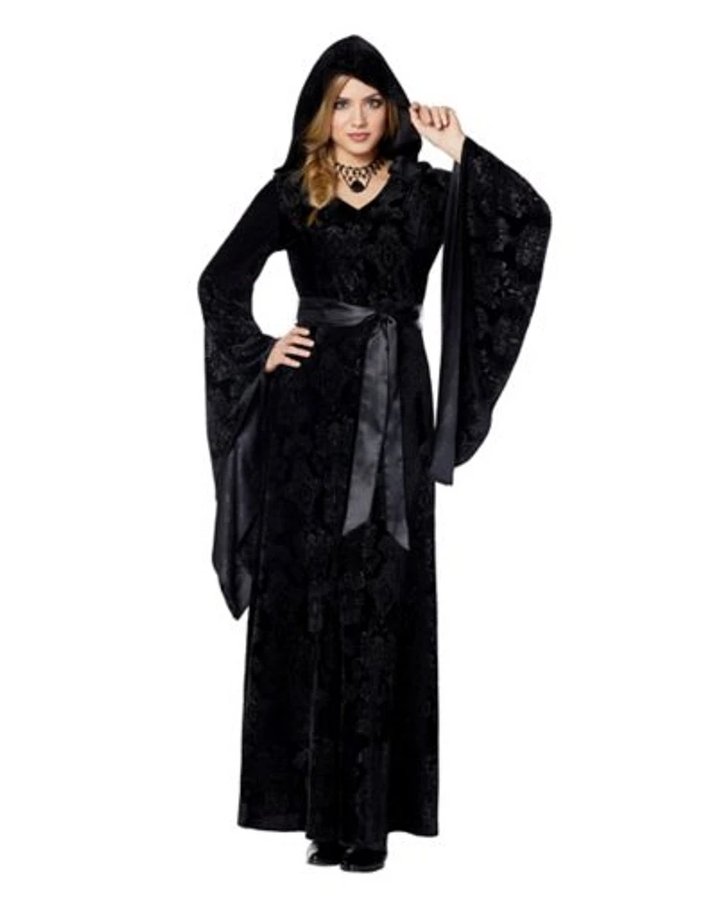 Velvet Hooded Robe