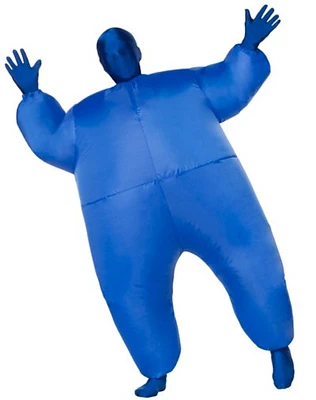 Kids Blue Light-Up Inflatable Super Skin Suit Costume