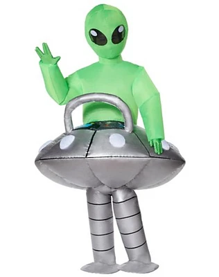 Kids Light-Up Alien UFO Inflatable Costume