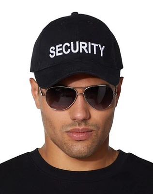 Black Security Hat