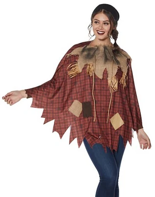 Plaid Scarecrow Poncho