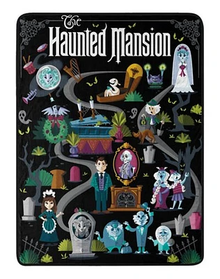 The Haunted Mansion Map Fleece Blanket - Disney